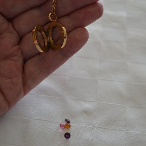 South Hill Designs 19" Rose-gold Tone Crystal Locket - Picture 6 of 9